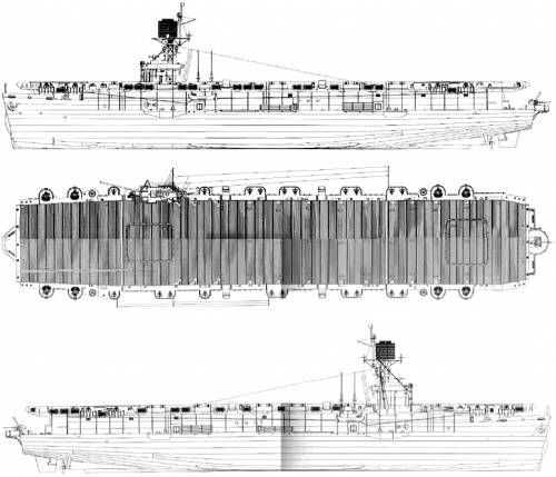 USS CVE-73 Gambier Bay (Escort Carrier)