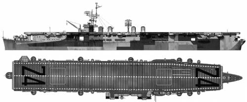 USS CVL-24 Belleau Wood (1944)