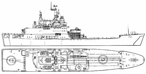 USSR Ivan Rogov Class (Landing Ship)