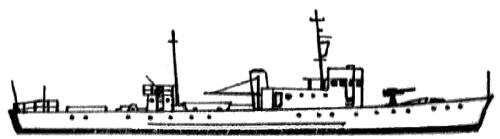 MNF CH-14 Chasseur (Submarine Chaser)