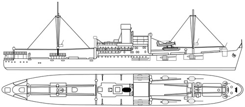 DKM Komet HSK-7 1941 (Auxiliary Cruiser)
