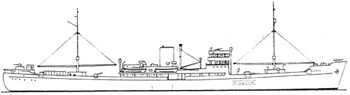 DKM Michel HSK-9 1942 (Auxiliary Cruiser ex Bielsko)