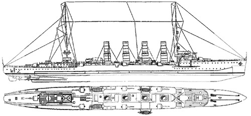 SMS Breslau 1917 [Light Cruiser]