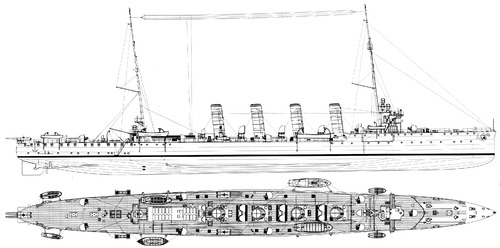 SMS Saida 1914 (Light Cruiser)
