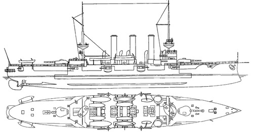 SMS Sankt Georg 1905 (Armored Cruiser)