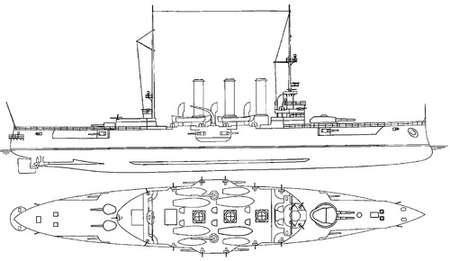 SMS Sankt Georg 1914 (Armored Cruiser)