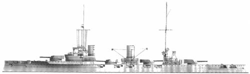 SMS Von der Tann (Battlecruiser) (1916)