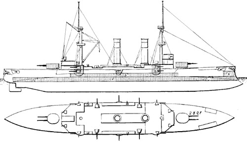 IJN Asama 1900 (Armored Cruiser)