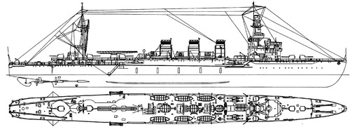 IJN Tama 1940 [Kuma-class Light Cruiser]