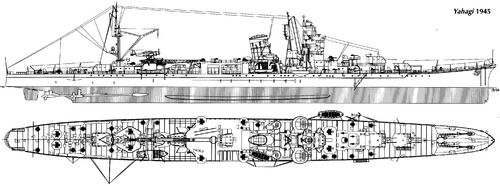 IJN Yahagi 1945 [Light Cruiser]
