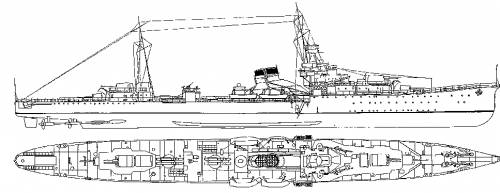 IJN Yubari (Heavy cruiser) (1924)