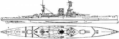HMS Courageous (Battlecruiser) (1916)