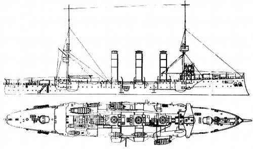 HMS Cumberland (Armored Cruiser) (1904)