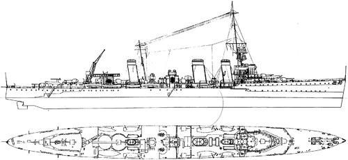 HMS Emerald D66 [Light Cruiser]