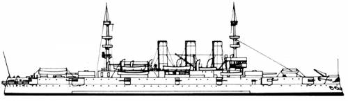USS ACR-2 New York (Armored Cruiser) (1890)