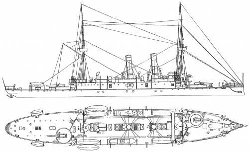 USS Boston (Protected Cruiser) (USS IX-2 Despatch) (1887)