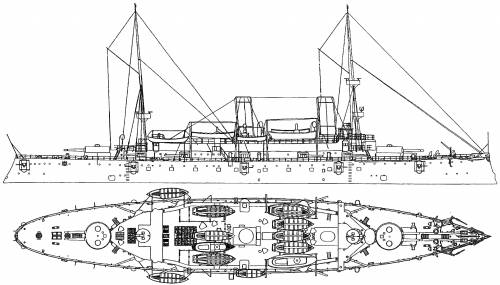 USS C-6 Olympia (Protected Cruiser) (CA-15) (1895)