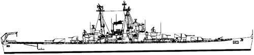 USS CA-123 Albany (Heavy Cruiser) (1956)