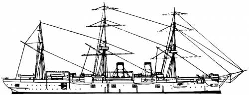 USS CA-14 Chicago (Protected Cruiser) (1889)