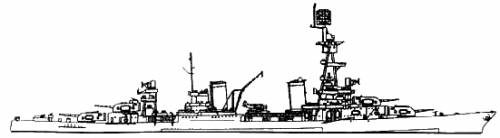 USS CA-24 Pensacola (1941)