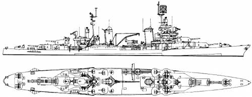 USS CA-24 Pensacola (1945)