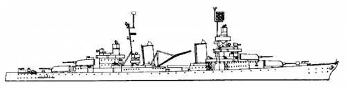 USS CA-24 Pensacola (1945)