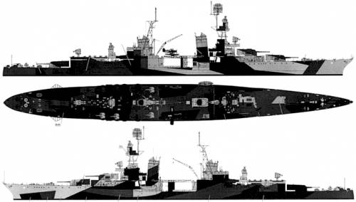 USS CA-33 Portland (Heavy Cruiser) (1944)