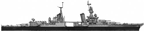 USS CA-35 Indianapolis (1945)