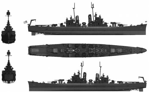 USS CA-68 Baltimore (1943)