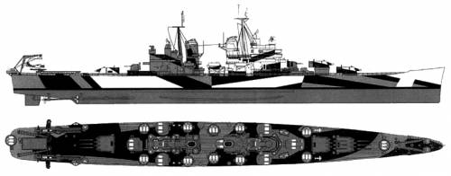 USS CA-68 Baltimore (Heavy Cruiser) (1944)