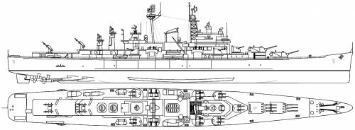 USS CAG-1 Boston  ex CA-69