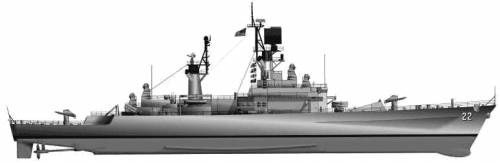 USS CG-22 England