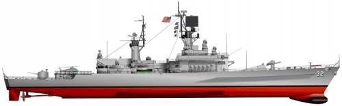 USS CG-32 William H. Stanley (Missile Cruiser)