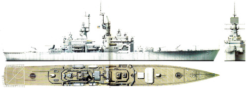 USS CGN-36 California (Missile Cruiser)