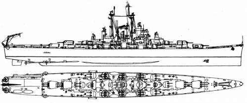 USS CL-106 Fargo (1945)