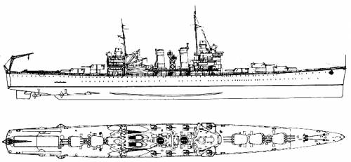 USS CL-40 Brooklyn (1939)