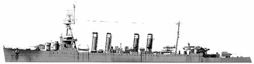 USS CL-7 Raleigh (1941)