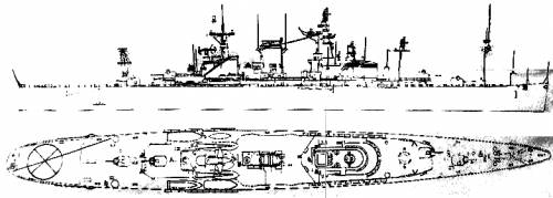 USS CLC-1 Northampton (Command Cruiser)