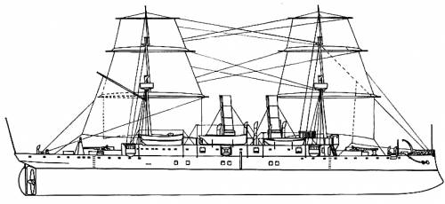 USS IX-2 Boston (Protected Cruiser) (1887)