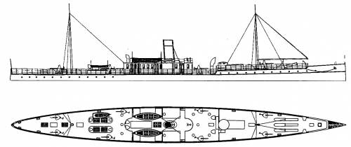 USS Vesuvius (Dynamite Cruiser) (1890)