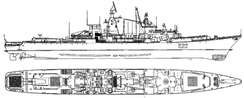 USSR Project 1134B Ochakov Berkut B Kara-class Cruiser