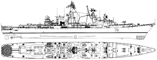 USSR Project 1134BF Berkut B Azov [Kara-class Cruiser]