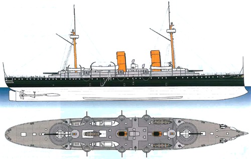Chile - ACH Esmeralda 1896 [Srmoured Cruiser]