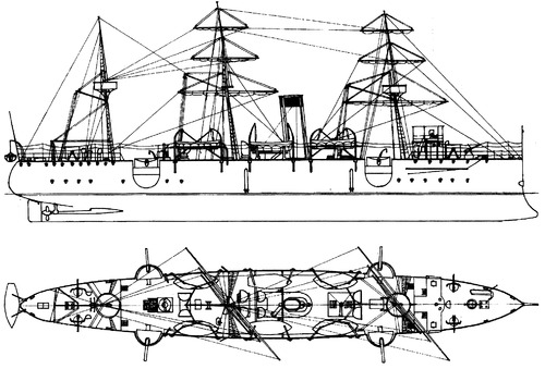 NMS Elisabeta 1890 (Protected Cruiser)