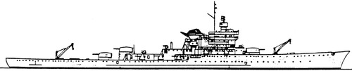 RN Etna 1943 (AA Cruiser)