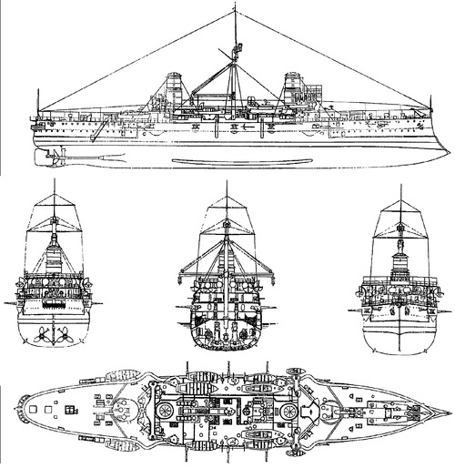 RN Giuseppe Garibaldi 1899 [Armored Cruiser]
