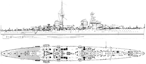 RN Trieste 1942 (Heavy Cruiser)