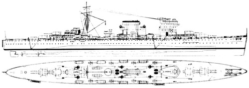 SNS Canarias 1944 [Heavy Cruiser]