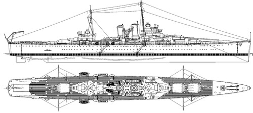 USS CA-45 Wichita 1939 [Heavy Cruiser]