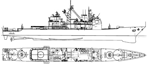USS CG-47 Ticonderoga (Missile Cruiser)